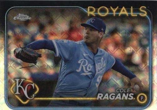 2024 Topps Chrome Logofractor Edition - Cole Ragans #186