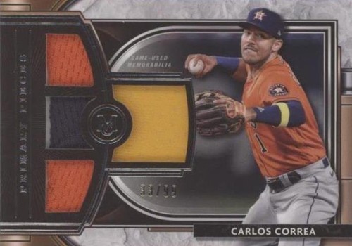 2021 Topps Museum Collection - Carlos Correa #SPQR-CC