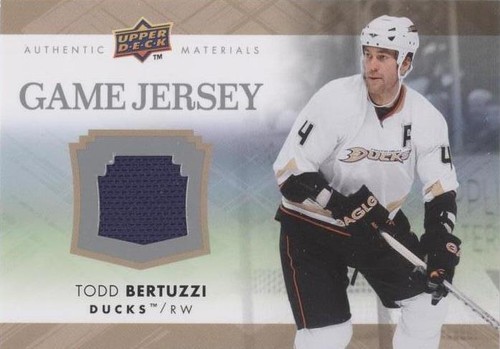 2007-08 Upper Deck - Todd Bertuzzi #GJ2-TB