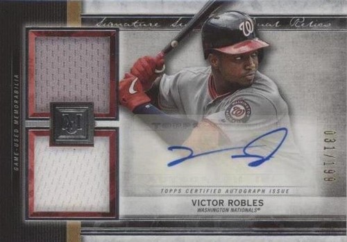 2020 Topps Museum Collection - Victor Robles #SSDA-VR
