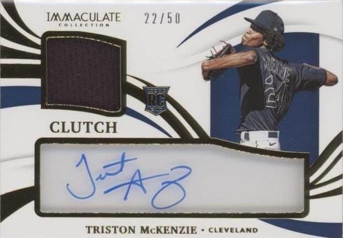 2021 Panini Immaculate Collection - Triston McKenzie #CCR-TM