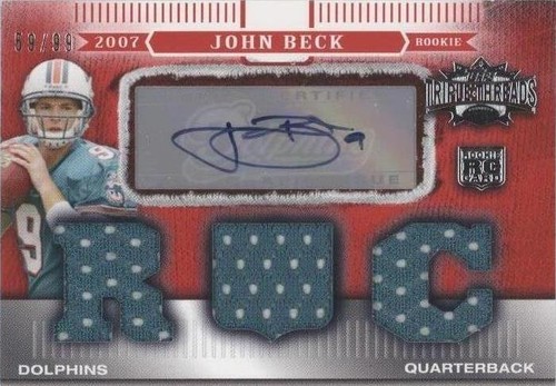 2007 Topps Triple Threads John Beck #106