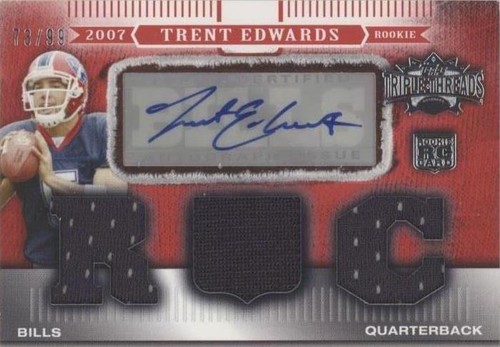 2007 Topps Triple Threads Trent Edwards #107