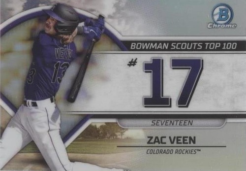 2023 Bowman - Zac Veen #BTP-17