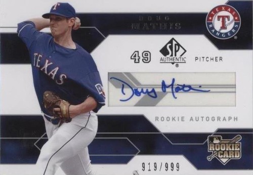 2008 SP Authentic - Doug Mathis #169