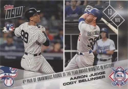 2017 Topps Now - Aaron Judge Cody Bellinger #OS-66