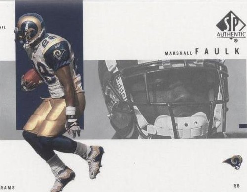 2001 SP Authentic Marshall Faulk #72