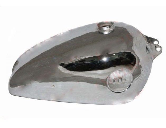 BSA Petrol Fuel Gas Tank Steel Chrome Plated B31 B33 Plunger Model 
