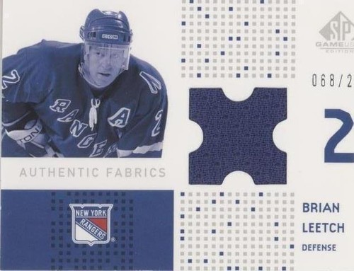 2002-03 SP Game Used - Brian Leetch #AF-BL