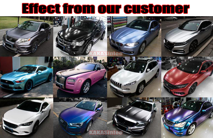 Flexible Car Pearl Metal Satin Matte Metallic Chrome Vinyl Wrap Sticker Decal US