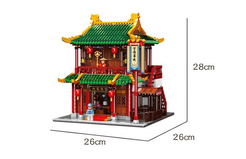 Baukästen Burj Khalifa Gebäude Mini Schloss Modell Spielzeug Geschenk DIY 944PCS