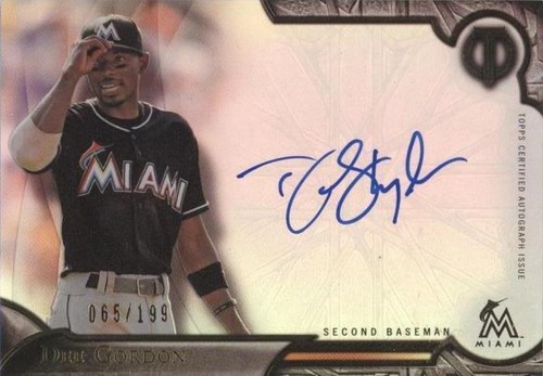 2016 Topps Tribute - Dee Gordon #TA-DG