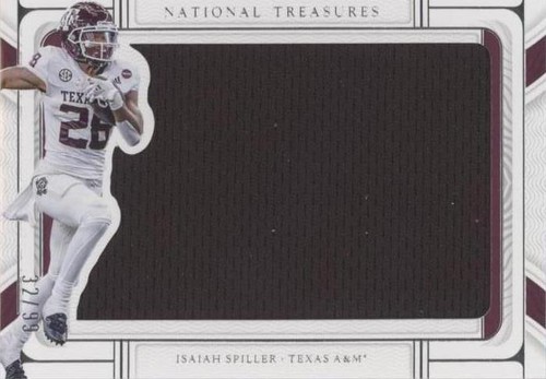 2022 Panini National Treasures Collegiate Isaiah Spiller #HOU-ISP