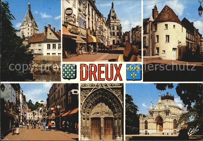 12395842 Dreux Haupteingang Kirche Saint Pierre K?Nigliche Kapelle Saint Louis D