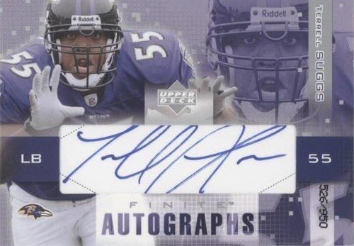 2003 Upper Deck Finite Terrell Suggs #FA-TS