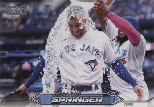 2024 Topps Stadium Club Triumvirate George Springer Toronto