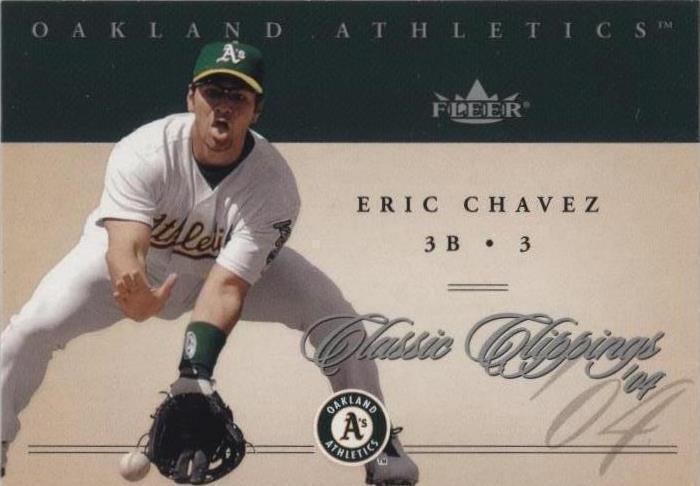 2004 Fleer Classic Clippings - Eric Chavez #4