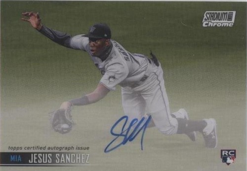2021 Topps Stadium Club Chrome - Jesus Sanchez #SCCAV-JS