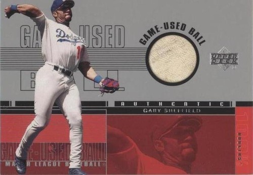 2001 Upper Deck - Gary Sheffield #B-GS