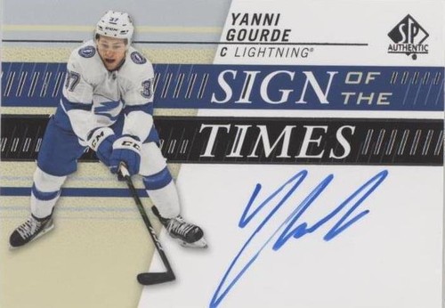 2019-20 SP Authentic - Yanni Gourde #SOTT-YG