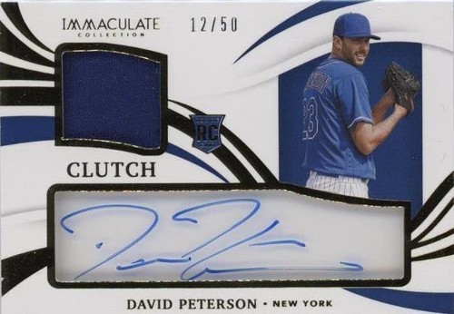 2021 Panini Immaculate Collection - David Peterson #CCR-DP