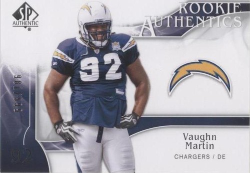 2009 SP Authentic Vaughn Martin #286