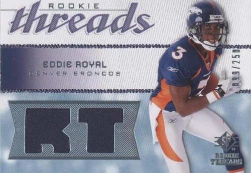2008 SP Rookie Threads Eddie Royal #RT-ER