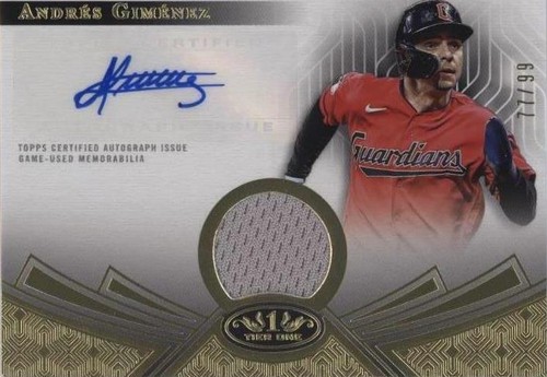 2023 Topps Tier One - Andres Gimenez #T1AR-AG