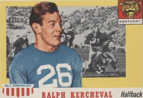 1955 Topps All American Ralph Kercheval #88