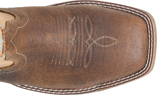 Pre-owned Double-h Boots Men's 11" Clem Wide Square Soft Toe Roper Work Boot Brown - Dh536 In Medium Bro