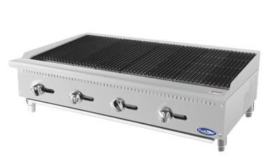 Atosa ATRC-48 48 Inch Stainless Steel Countertop Heavy Duty Radiant Charbroiler
