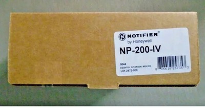 NOTIFIER NP-200-IV PHOTOELECTRIC SMOKE DETECTOR ''WHITE''