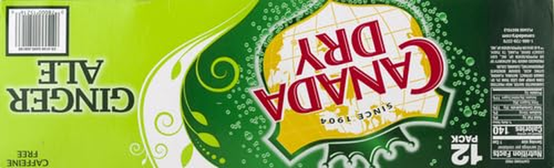 Ginger Ale Soda, 12 fl oz cans (Pack of 12)
