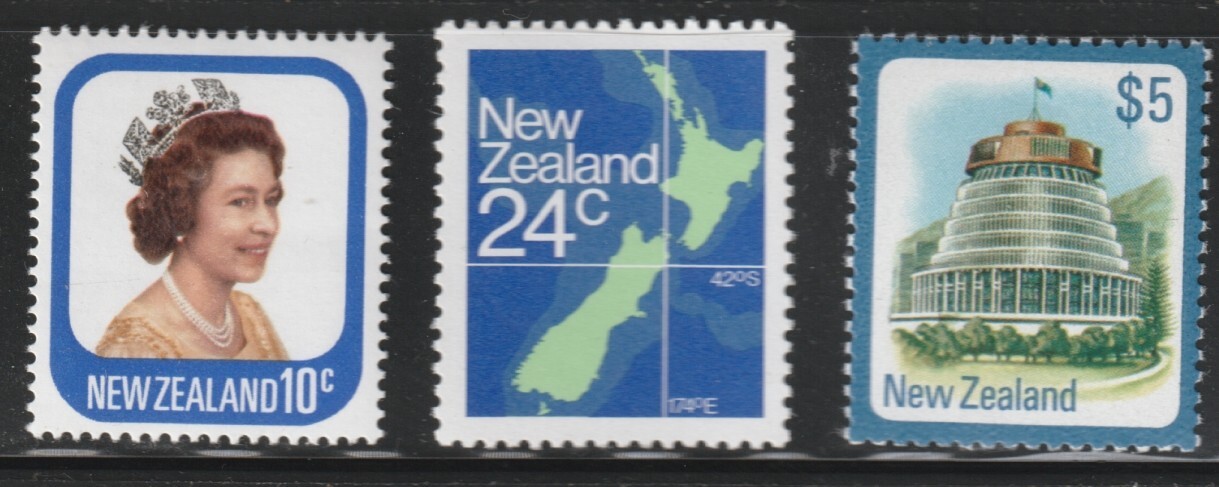 New Zealand 1977-82 Sc # 648-50 MNH OG | eBay