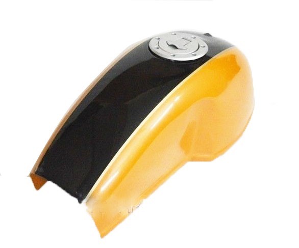 Benelli Mojave Cafe Racer 260 360 Petrol Fuel Tank Black Orange Painted  