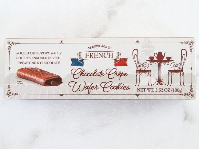 Trader Joe's French Chocolate Crepe Wafer Cookies 3.52 oz | eBay