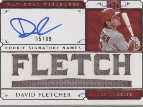 2019 Panini National Treasures - David Fletcher #RSN-DF