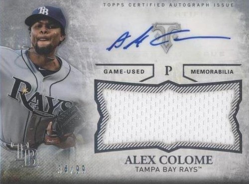 2015 Topps Triple Threads - Alex Colomé #UAJR-AC