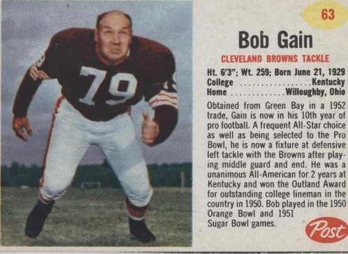 1962 Post Bob Gain #63