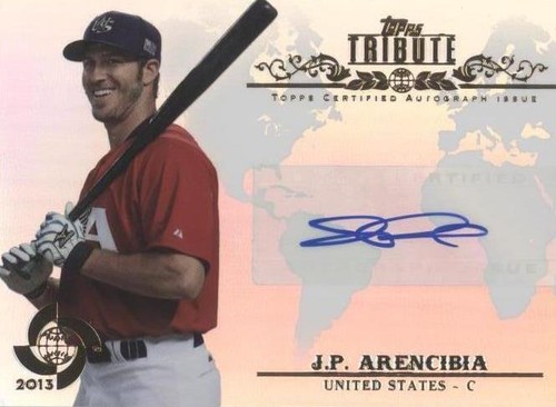 2013 Topps Tribute WBC - J.P. Arencibia #WTA-JA