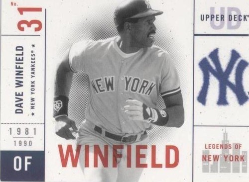 2001 Upper Deck Legends of New York - Dave Winfield #102