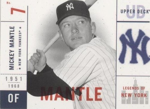 2001 Upper Deck Legends of New York - Mickey Mantle #113