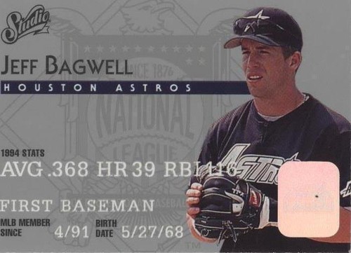 X BURNER ゴールドエディション WSB 2枚セット Jeff Bagwell #2 1995 Studio Gold | eBay