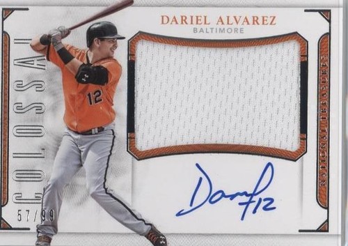 2016 Panini National Treasures - Dariel Alvarez #CS-DA