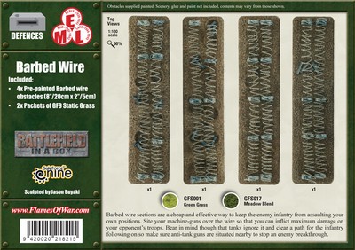 Flames of War Barbed Wire Terrain By Battlefront BB132