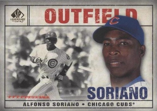 2008 SP Legendary Cuts - Alfonso Soriano #55