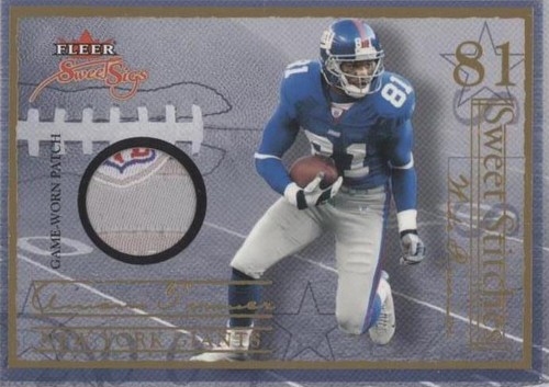 2004 Fleer Sweet Sigs Amani Toomer #ST-AT