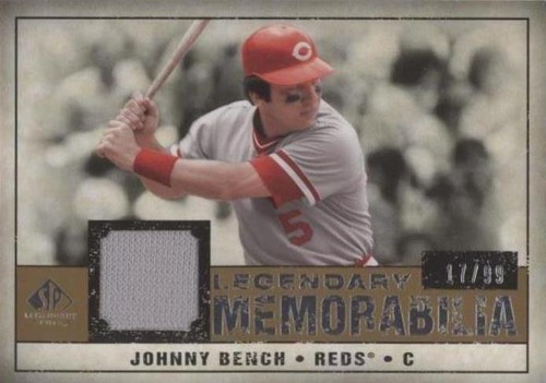 2008 SP Legendary Cuts - Johnny Bench #LM-BE