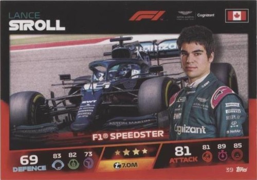 2021 Topps F1 Turbo Attax - Lance Stroll #39