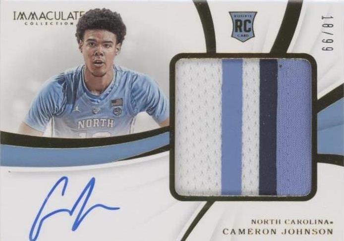 2019-20 Panini Immaculate Collection Collegiate - Cameron Johnson #99
